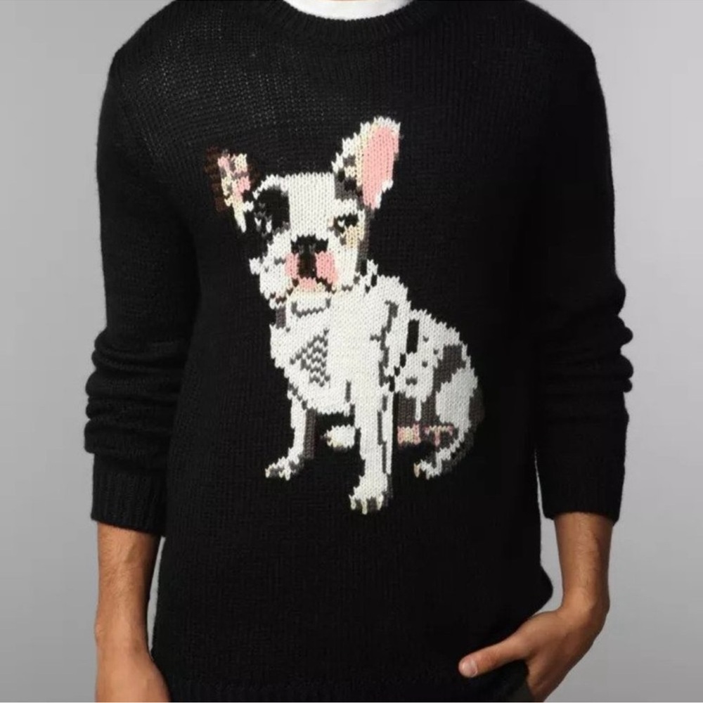 by Peter Jensen Bulldog Sweater wool blend  Small